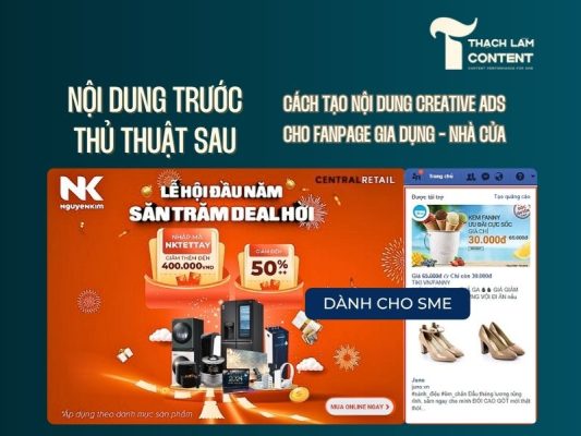 Cách tạo nội dung quảng cáo gia dụng